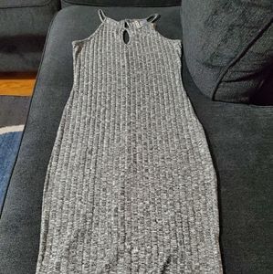 Gray skinny dress